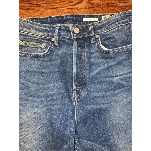 NoEnd Denim High Rise Slim Straight Leg Jeans, Size 30 Retail $172+ Button Fly - Picture 2 of 5
